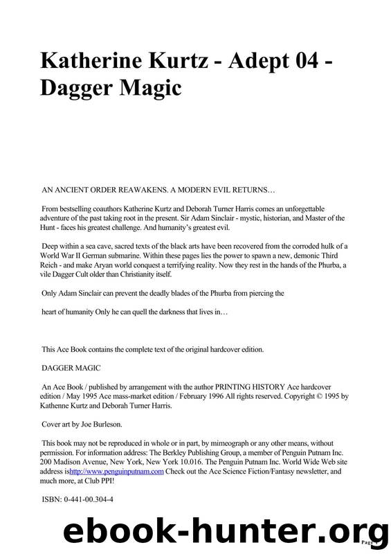 Katherine Kurtz - Adept 04 by Dagger Magic