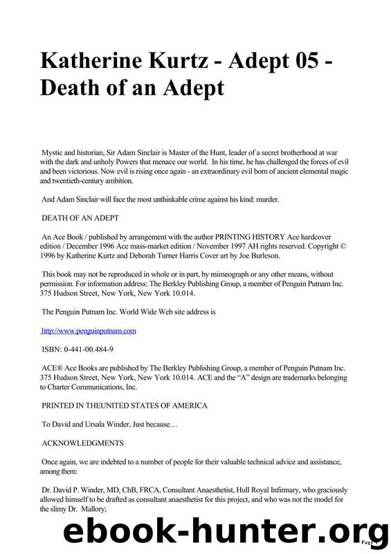 Katherine Kurtz - Adept 05 by Death of an Adept