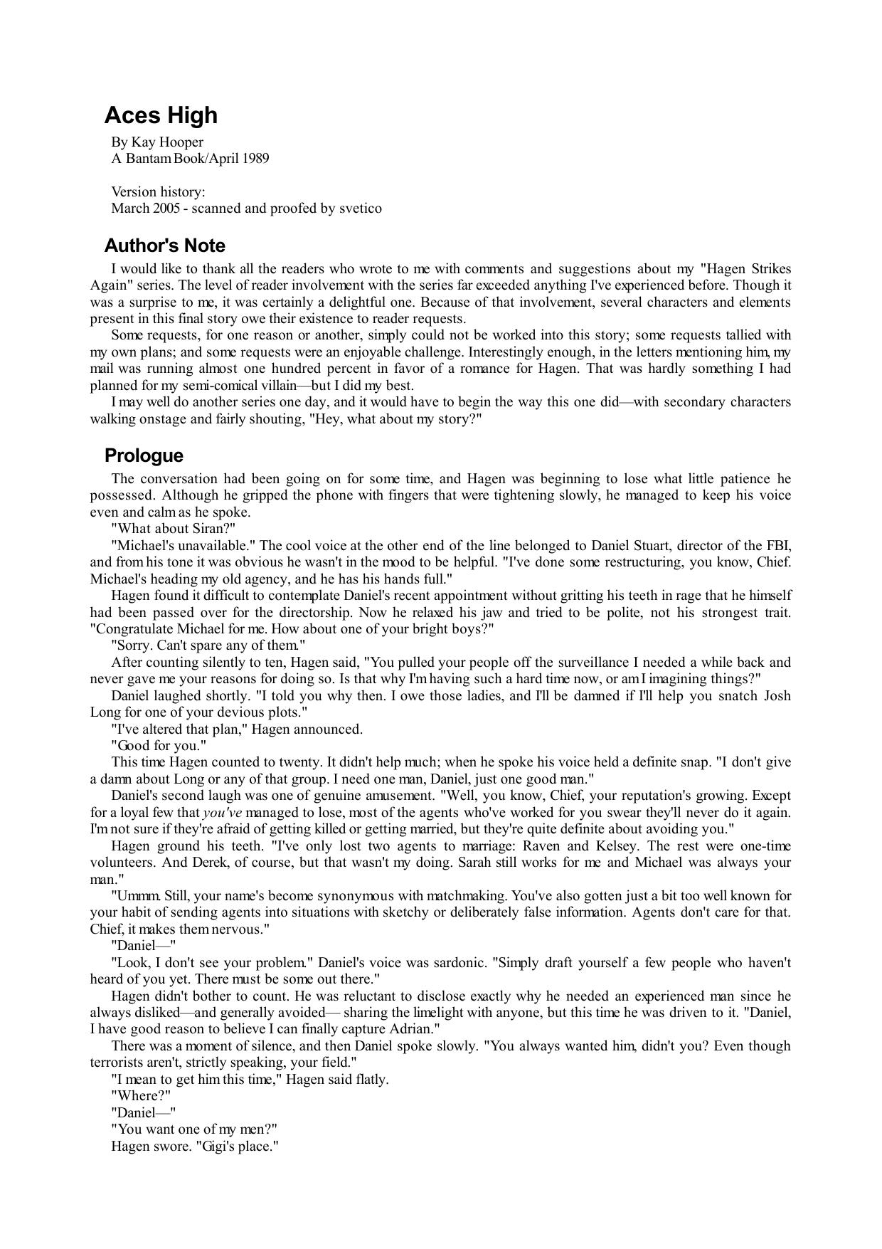 Kay Hooper by Aces High