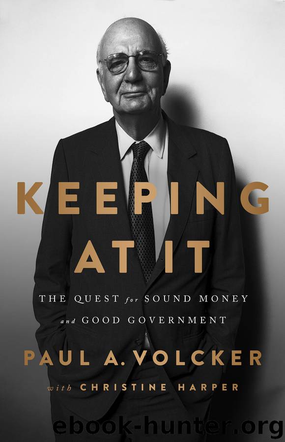 Keeping At It by Paul Volcker & Christine Harper