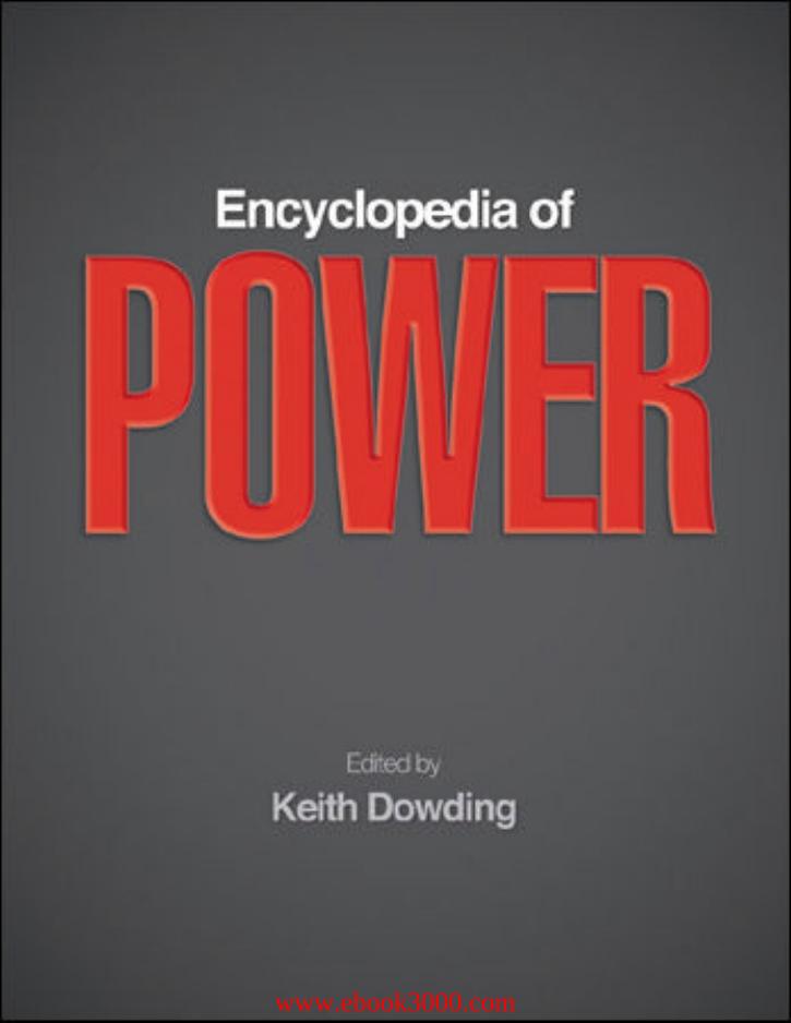 Keith Dowding - Encyclopedia of Power by Unknow