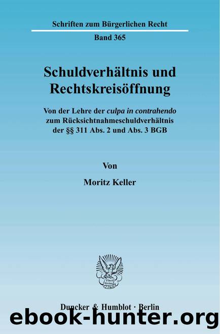 Keller by Schriften zum Bürgerlichen Recht (9783428525171)