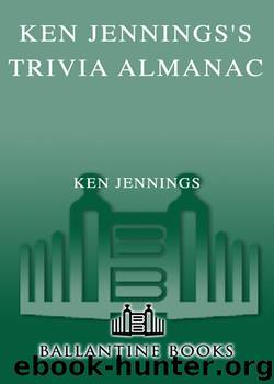 Ken Jennings's Trivia Almanac by Ken Jennings