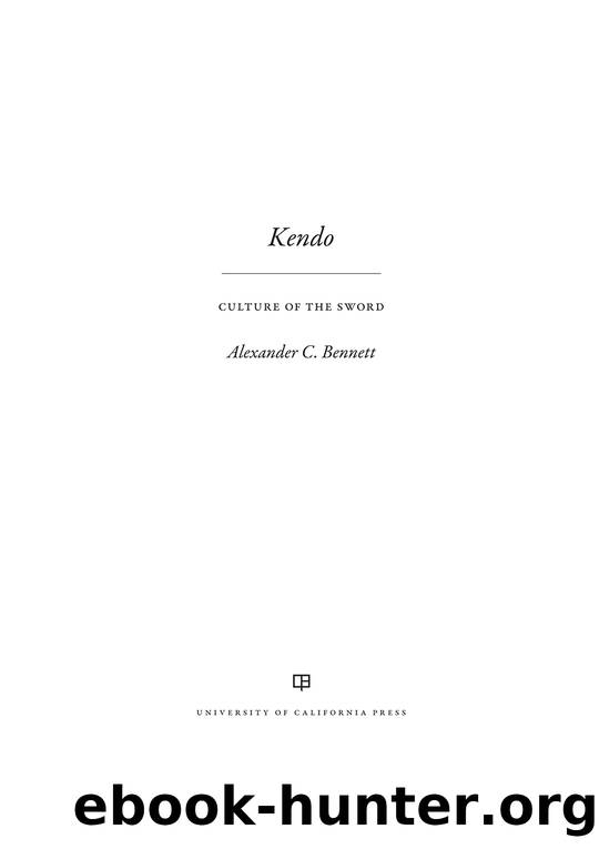 Kendo by Bennett Alexander C