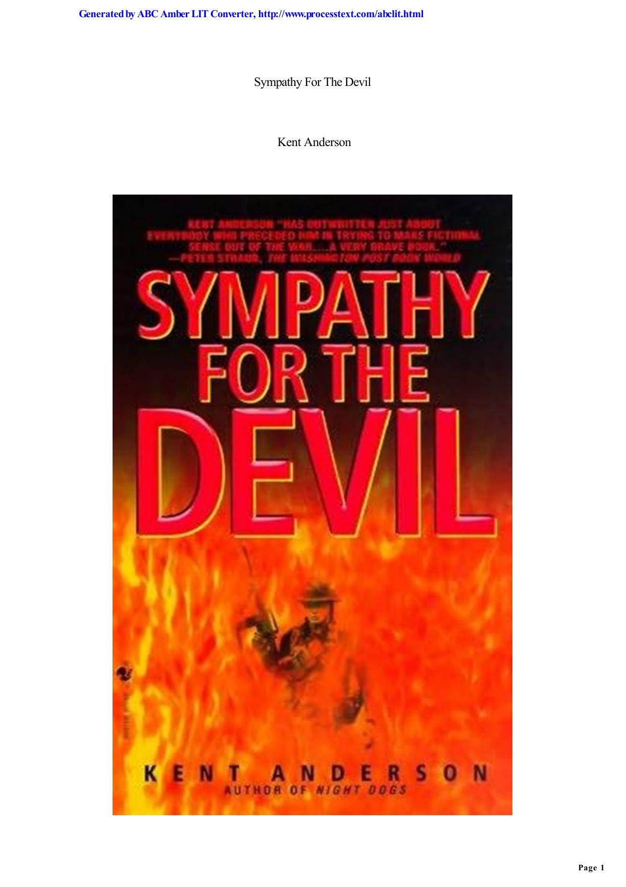 Kent Anderson by Sympathy For The Devil