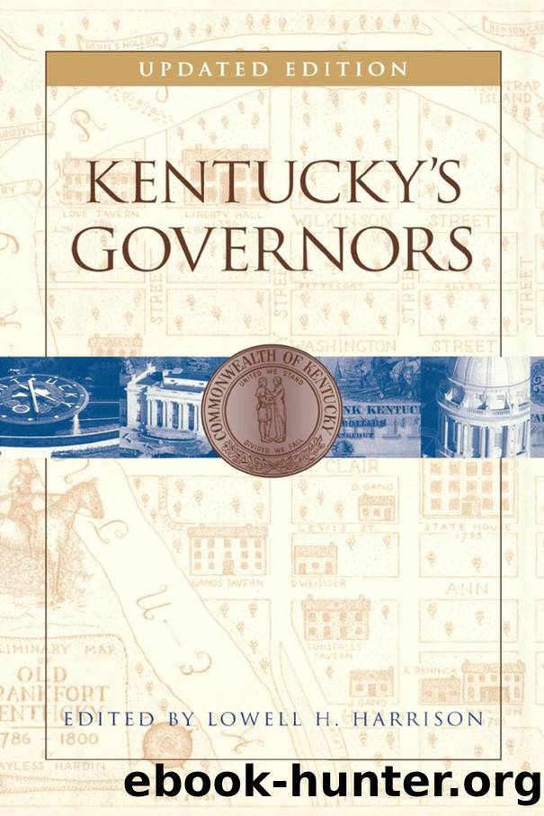 Kentucky's Governors by Harrison Lowell H.;