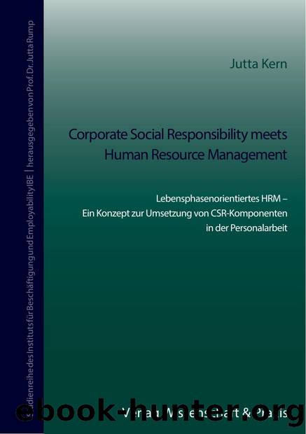 Kern by Corporate Social Responsibility meets Human Resource Management (9783896446527)