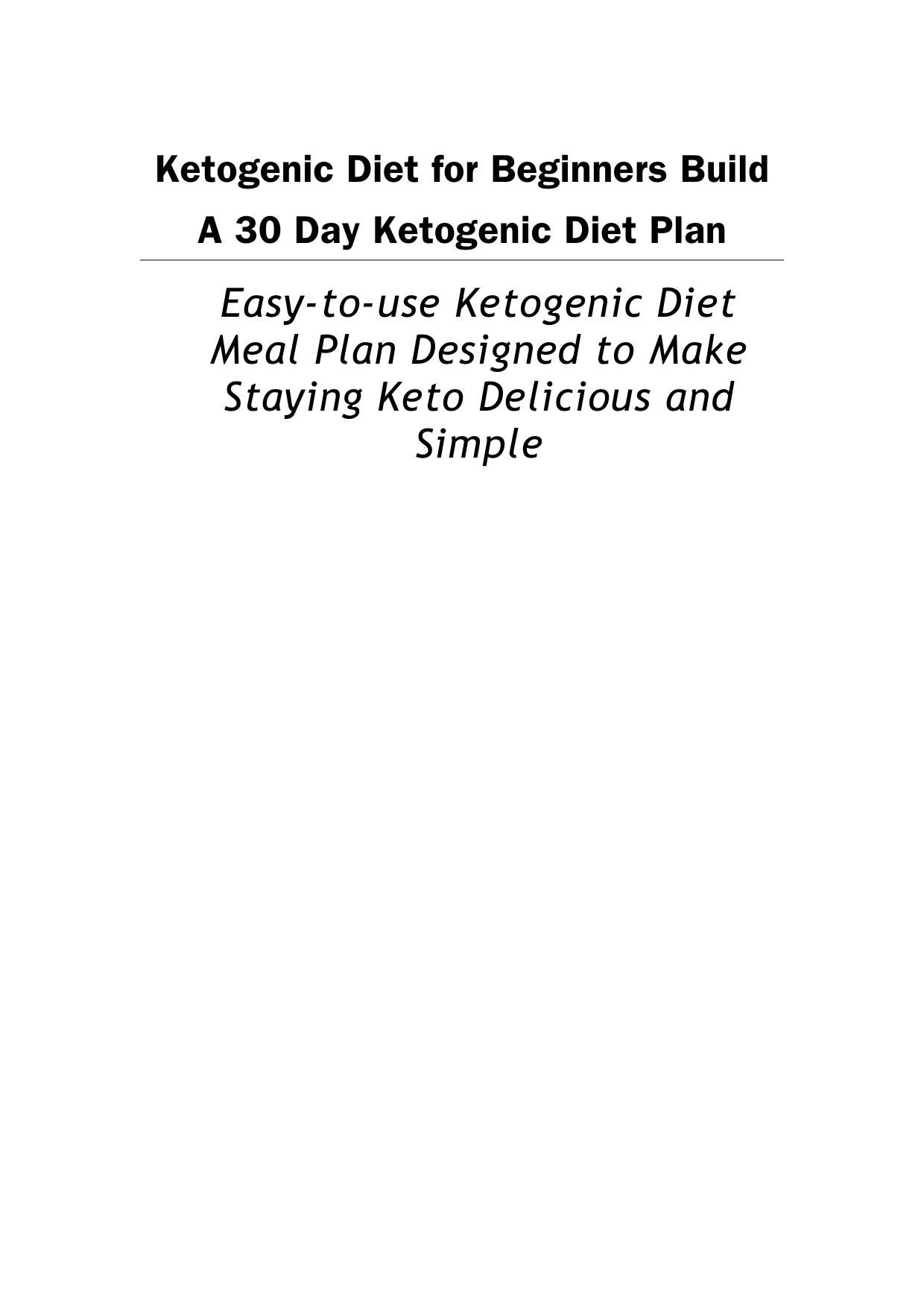 Keto Diet - Ketogenic Diet for Beginners by TWS