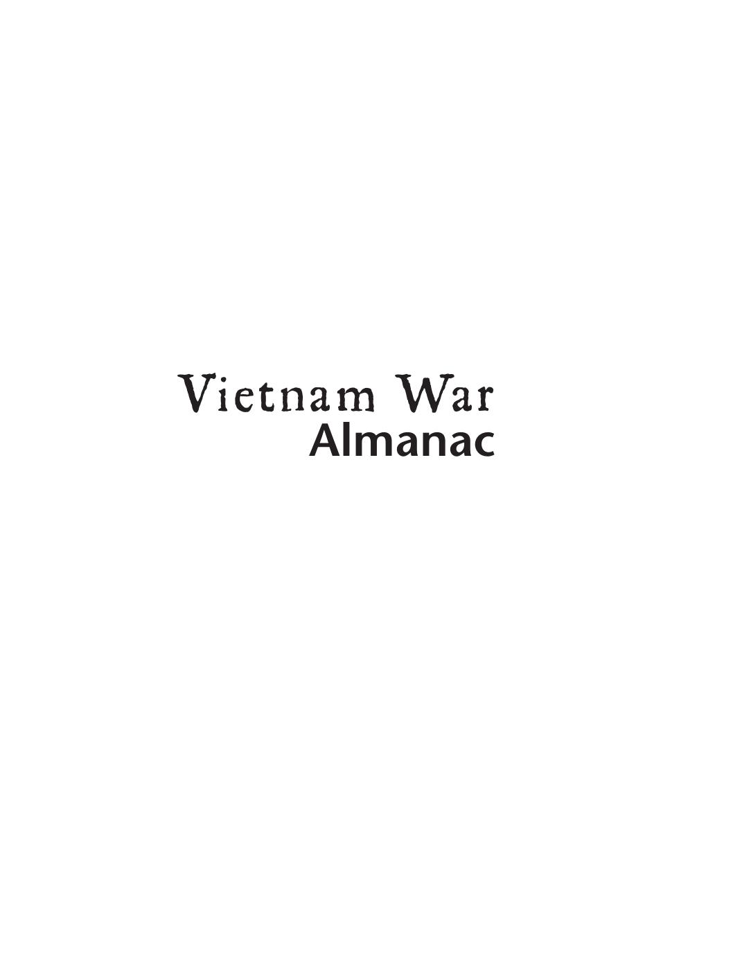 Kevin Hillstrom, Laurie Collier Hillstrom - Vietnam War Reference Library (Vol.3) Almanac by 2001