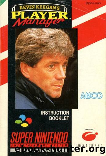 Kevin Keegan's Player Manager (Europe)-manual by Unknown
