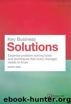 Key Business Solutions: Essential problem-solving tools and techniques that every manager needs to know (Financial Times Series) by Antonio E. Weiss