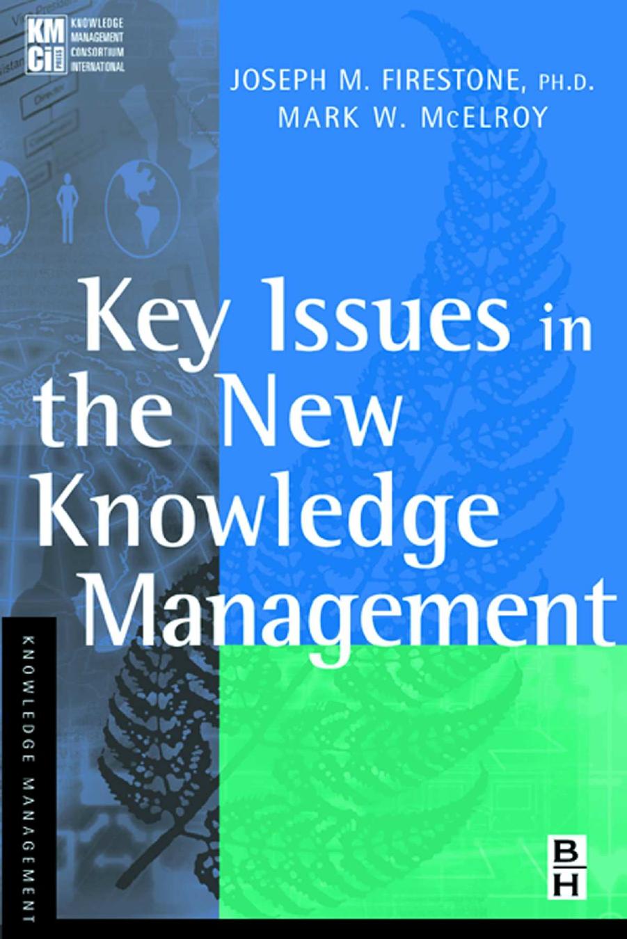 Key Issues in the New Knowledge Management by Joseph M. Firestone Ph.D. Mark W. McElroy