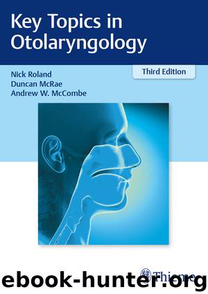 Key Topics in Otolaryngology by Roland Nick; McRae Duncan; McCombe Andrew W
