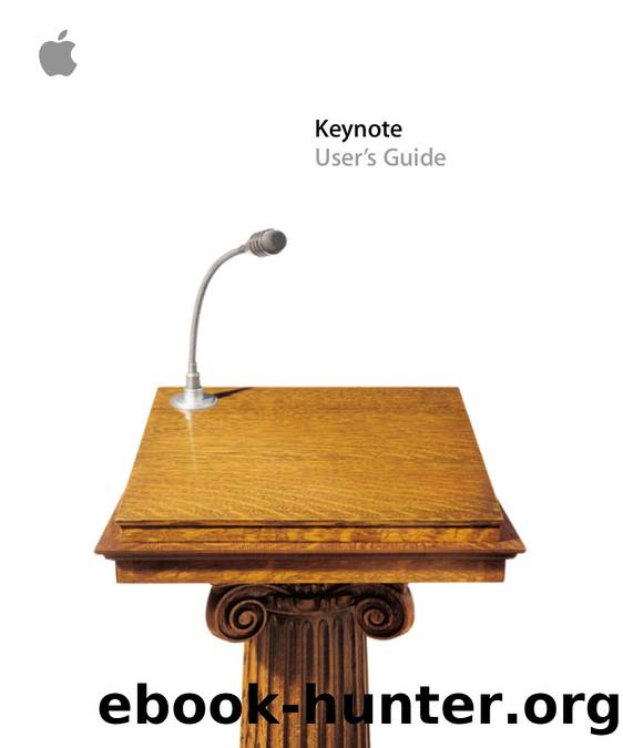 Keynote User's Guide by Unknown