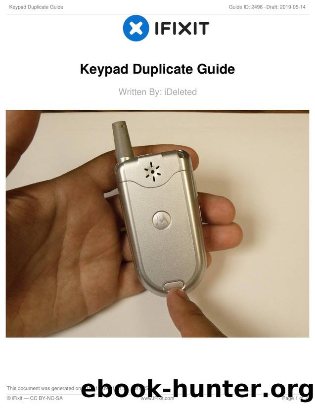Keypad Duplicate Guide by Unknown