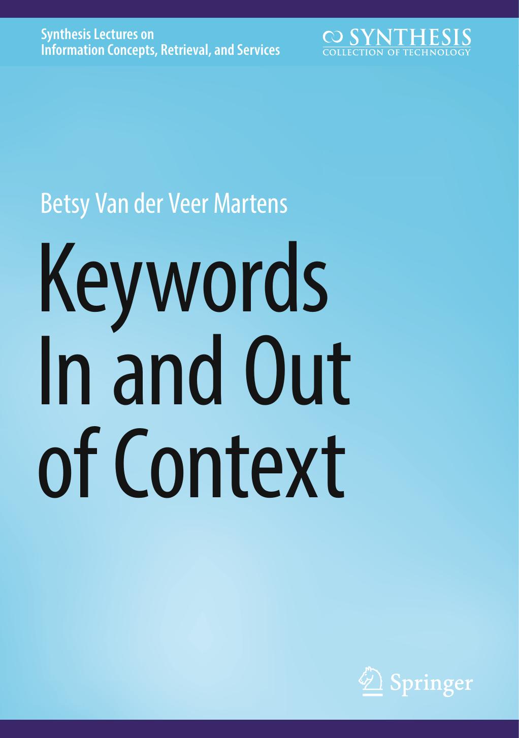 Keywords In and Out of Context by Betsy Van der Veer Martens