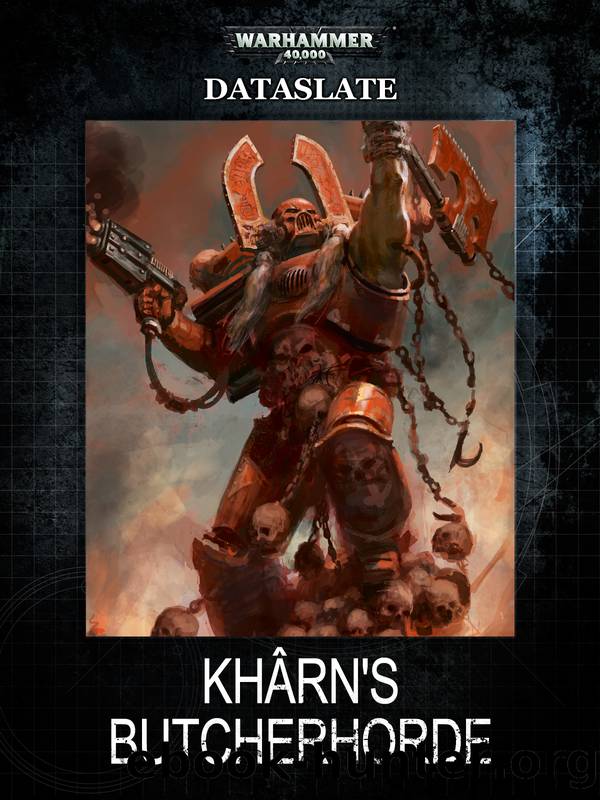 KhÃ¢rns Butcherhorde by Games Workshop Ltd