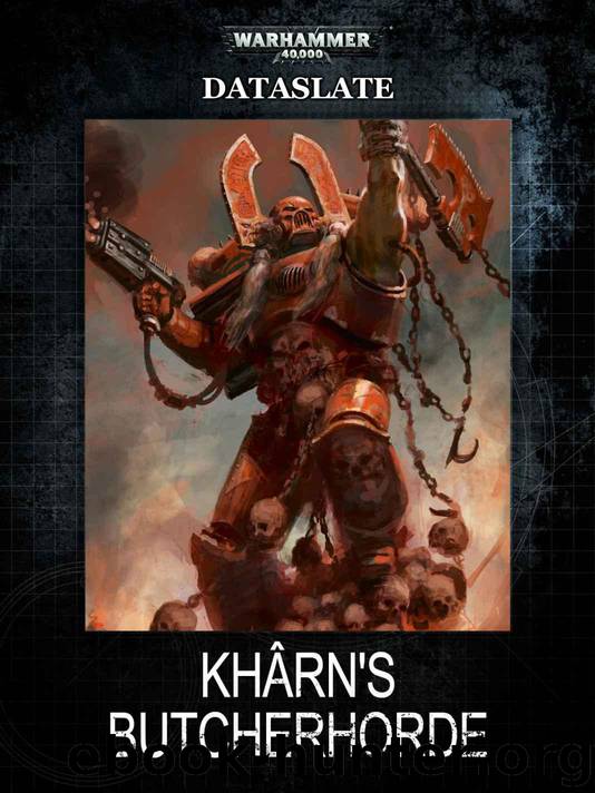 Khârns Butcherhorde by Games Workshop Ltd