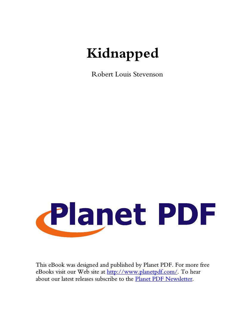 Kidnapped by Robert Louis Stevenson