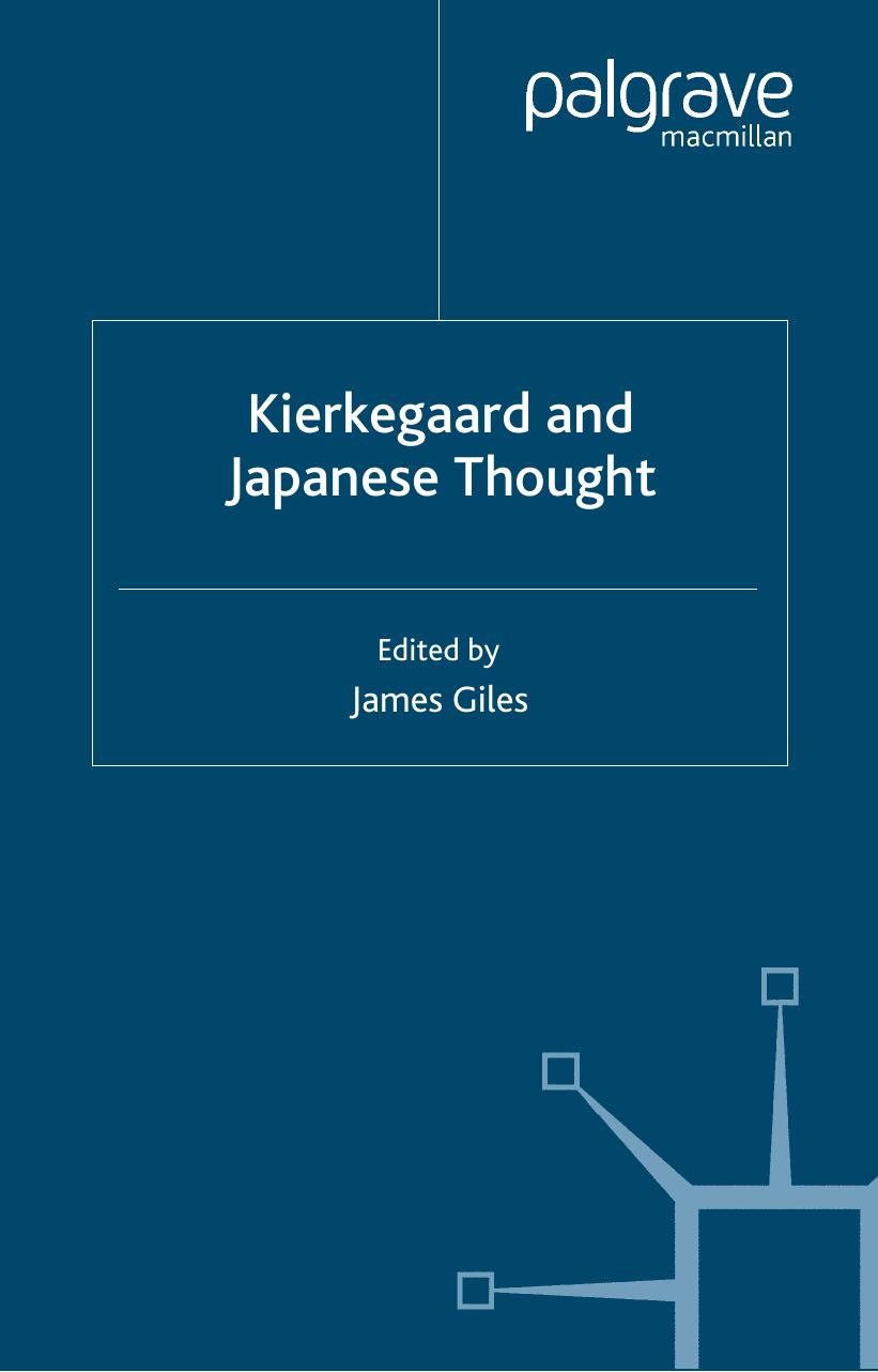 Kierkegaard and Japanese Thought by James Giles