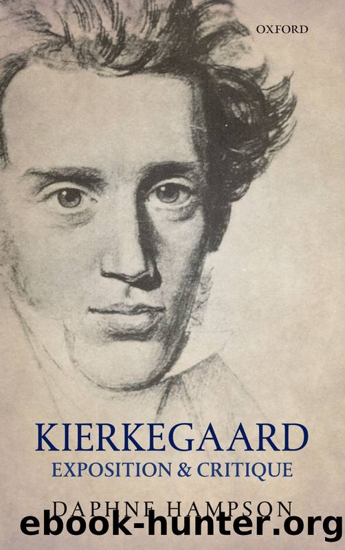 Kierkegaard by Hampson Daphne;