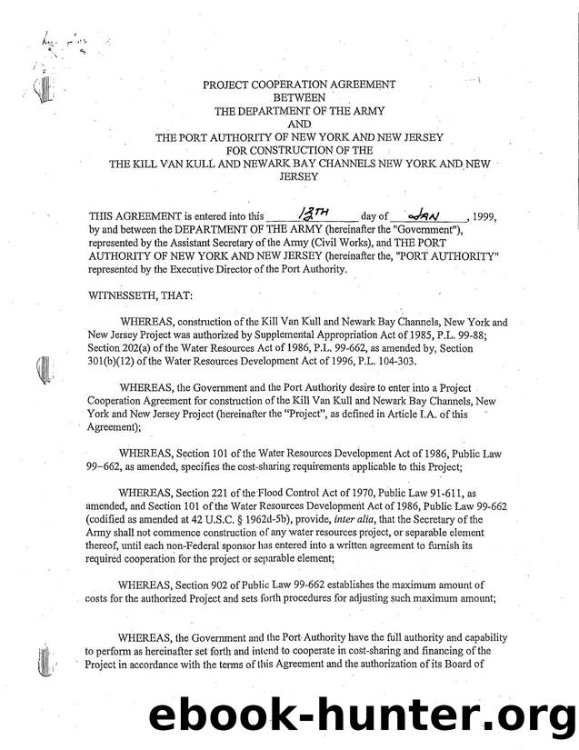 Kill Van Kull and Newark Bay Channels NY and NJ-PCA-1999 by Unknown