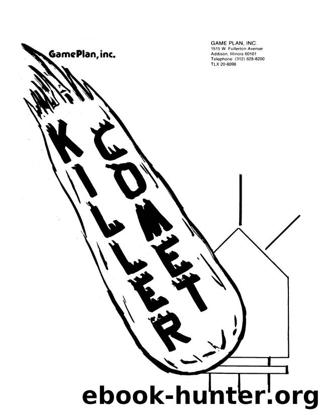 Killer Comet, by Game Plan (1981) by Unknown
