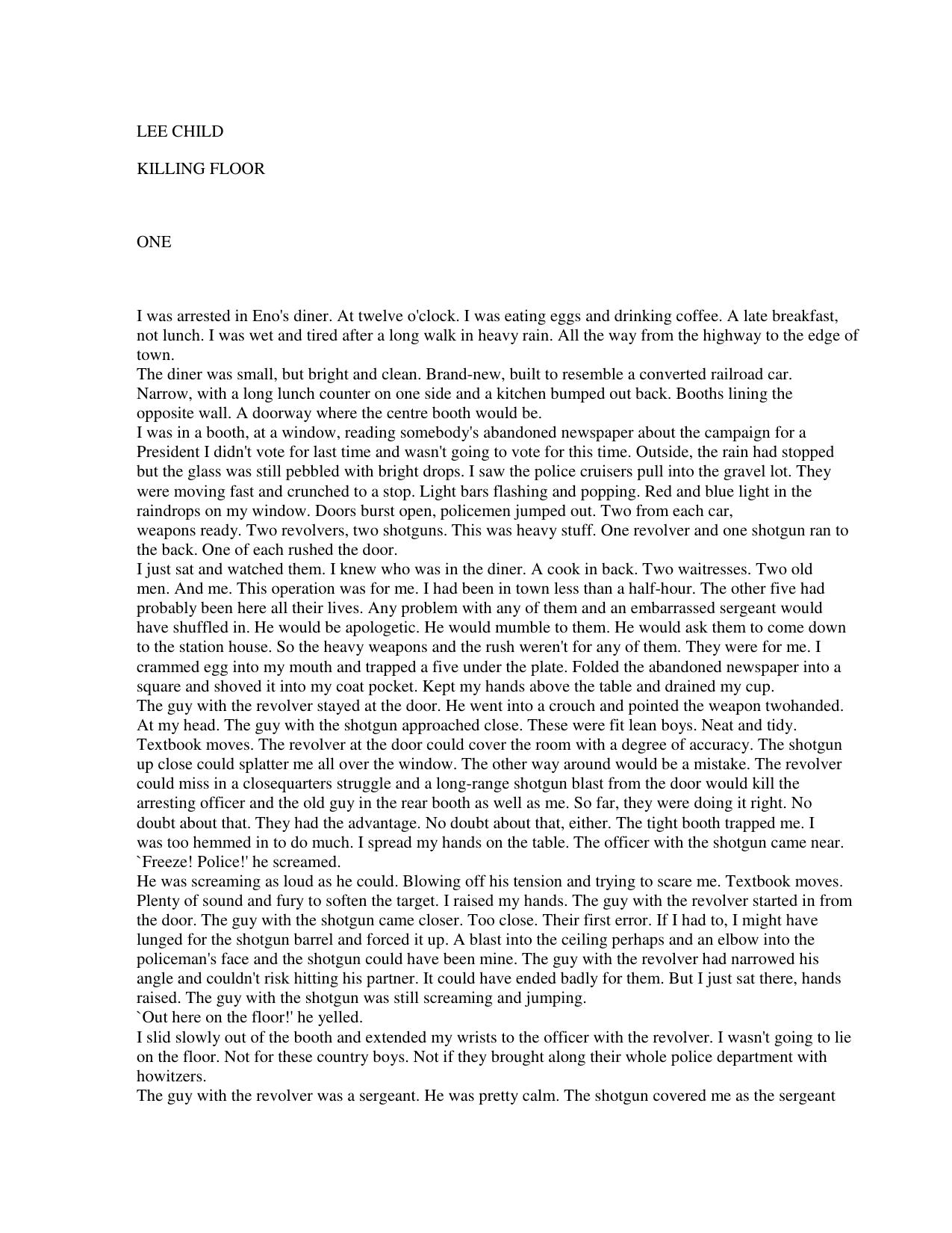 Killing Floor by Lee Child