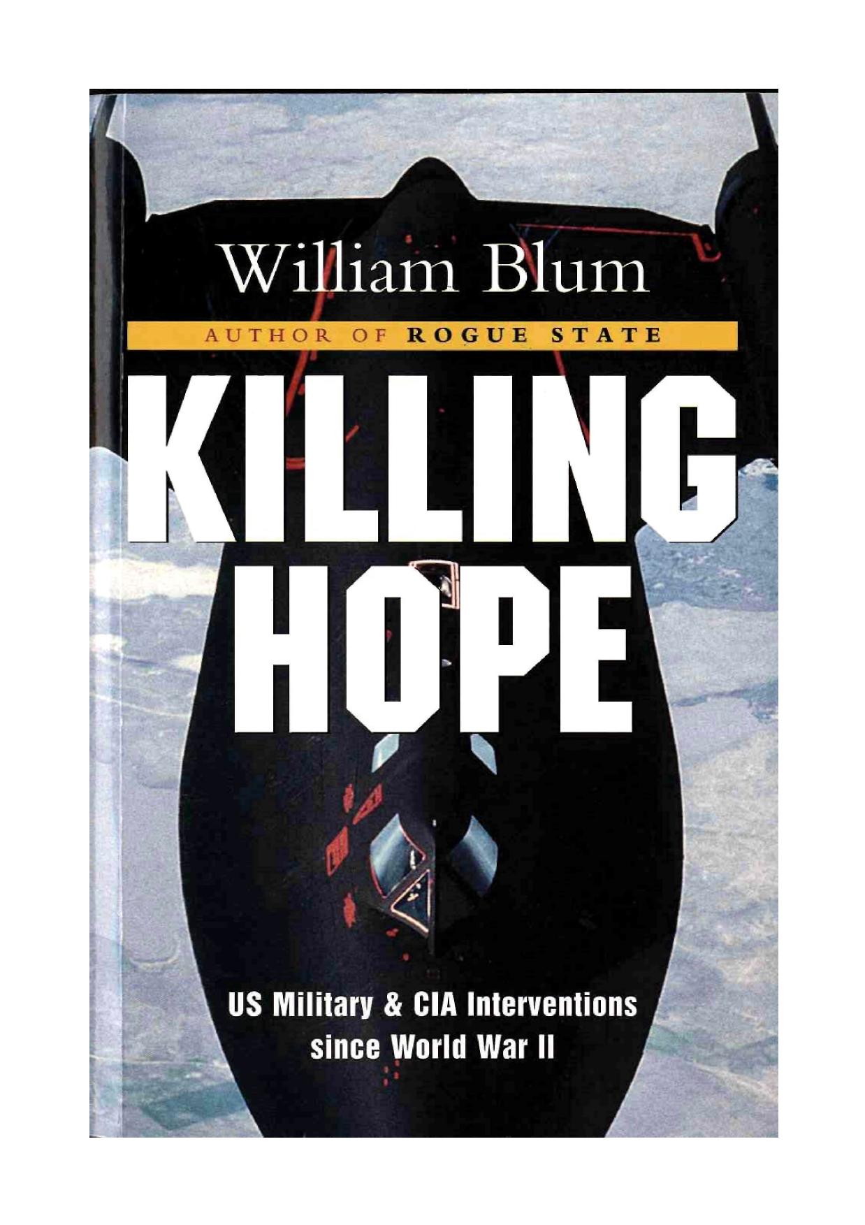 Killing Hope by William Blum