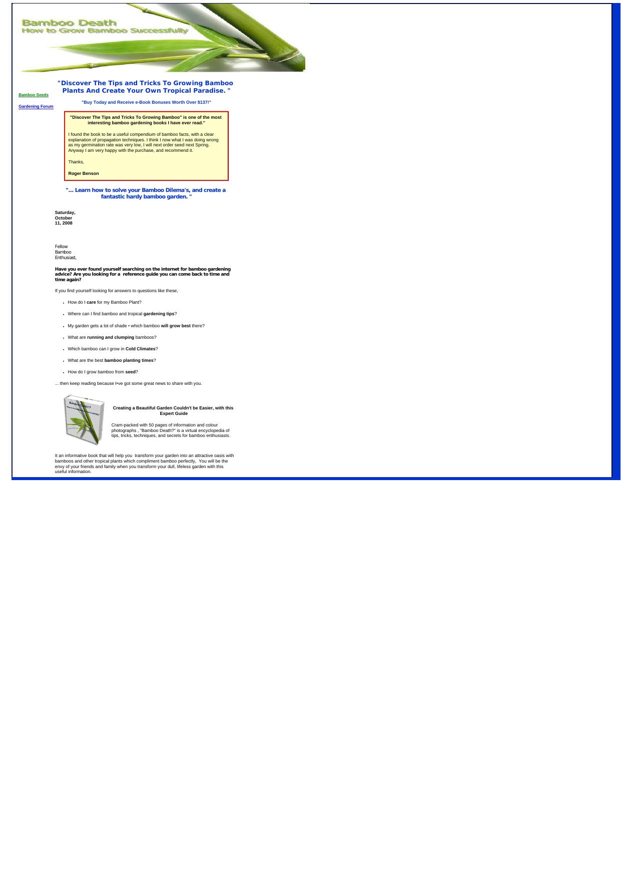 Killing Your Bamboo With Love - by Best of Kuszter's Collection