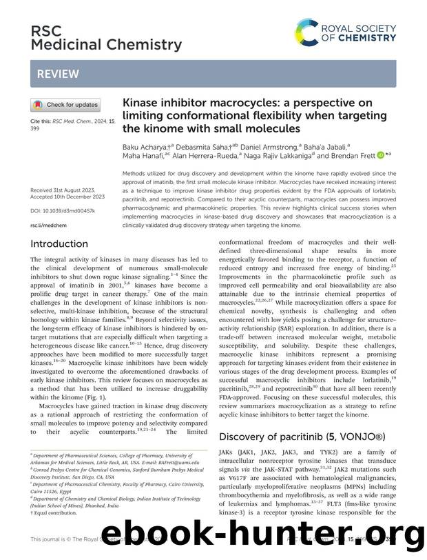 Kinase inhibitor macrocycles: a perspective on limiting conformational flexibility when targeting the kinome with small molecules by unknow