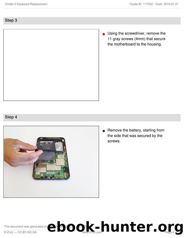 Kindle 3 Keyboard Replacement [2] by Unknown
