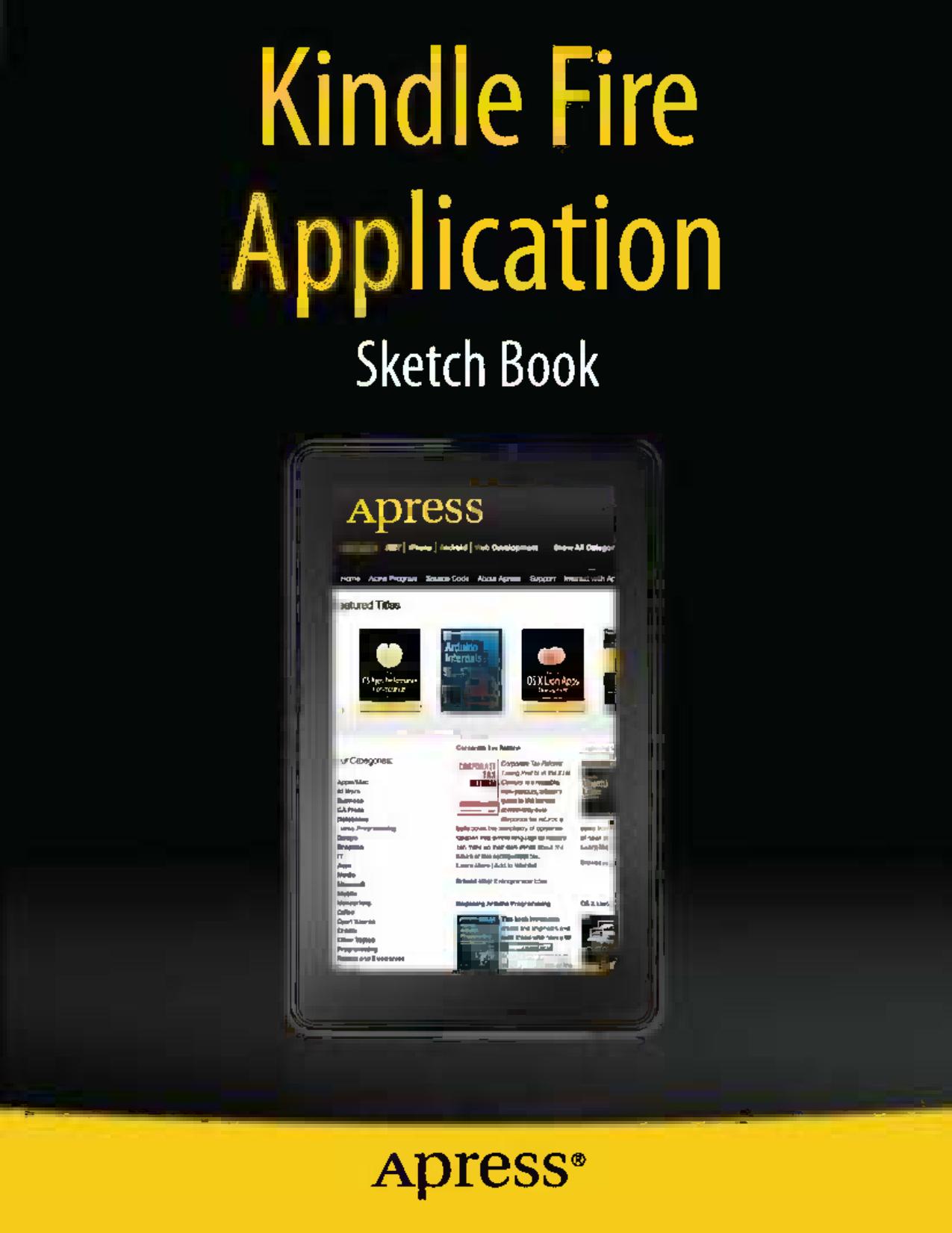 Kindle Fire Application Sketch Book by Dean Kaplan (auth.)