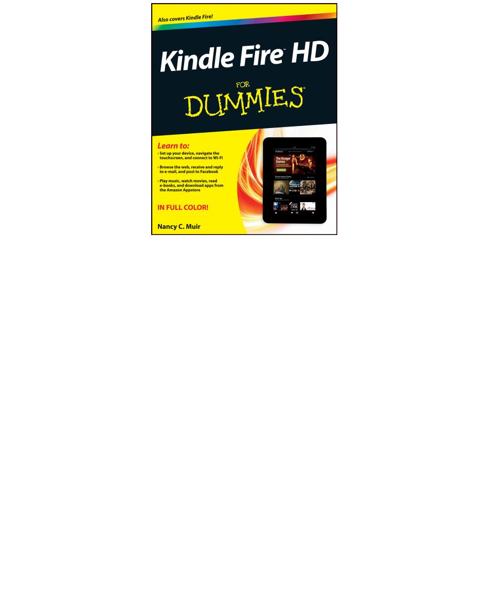 Kindle Fire HD for Dummies by Chute Harvey; Muir Nancy
