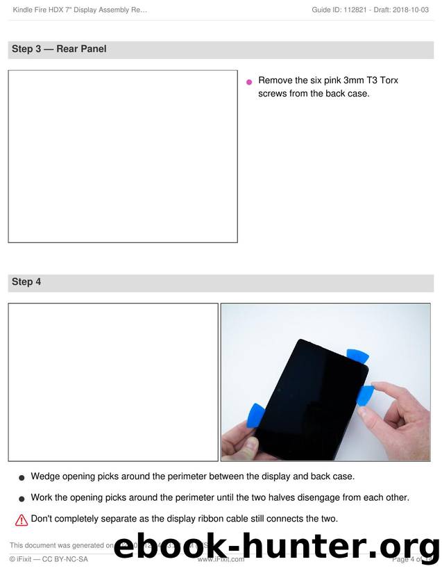 Kindle Fire HDX 7 Display Assembly Replacement by Unknown