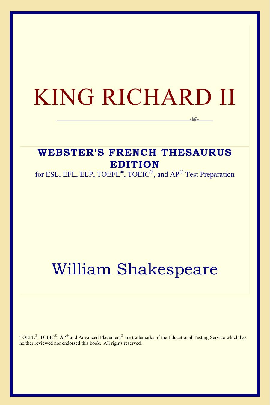 King Richard II by William Shakespeare