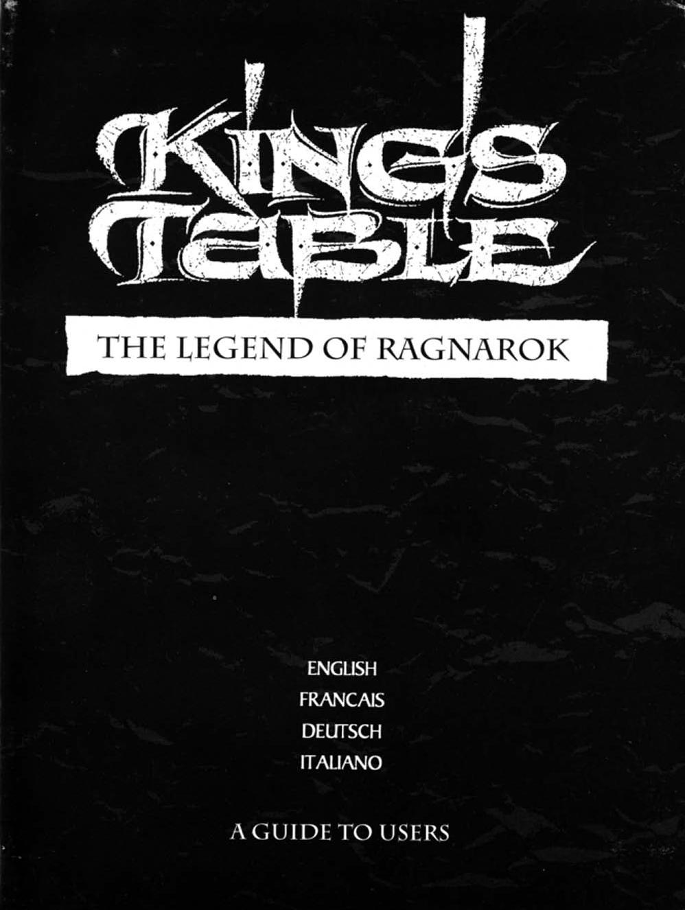 King's Table Ragnarok (Manuel - En - Fr - Dt - It) by Scan BarbarianBros - Pdf x Batjijo