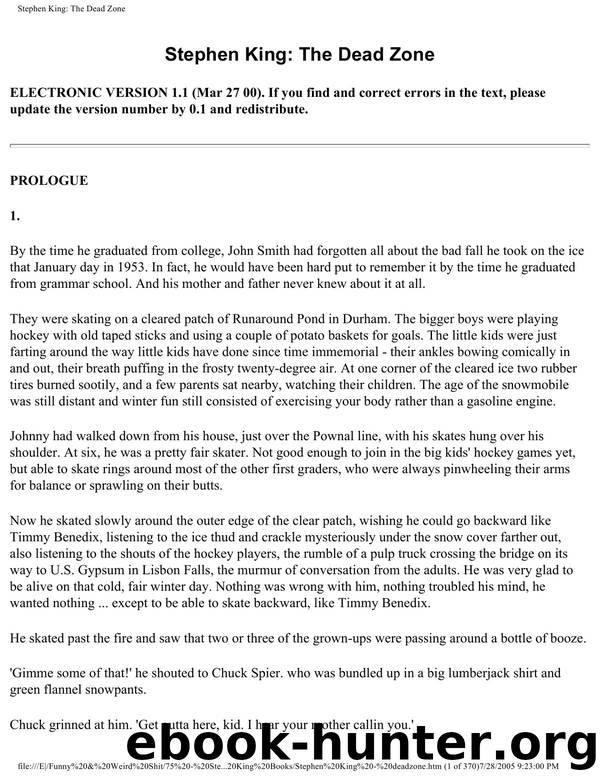 King, Stephen - The Dead Zone by King Stephen