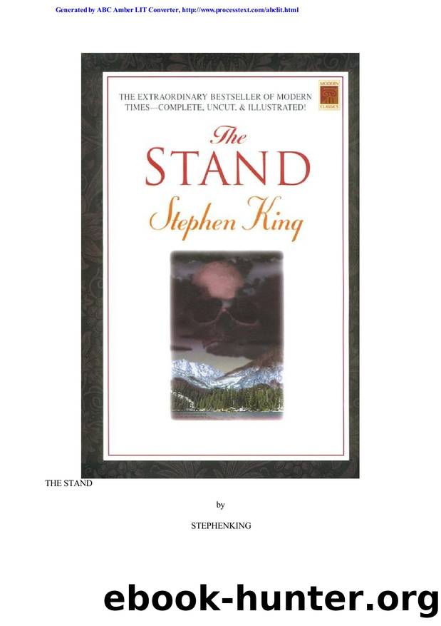 King, Stephen by The Stand (Uncut; Illustrated)