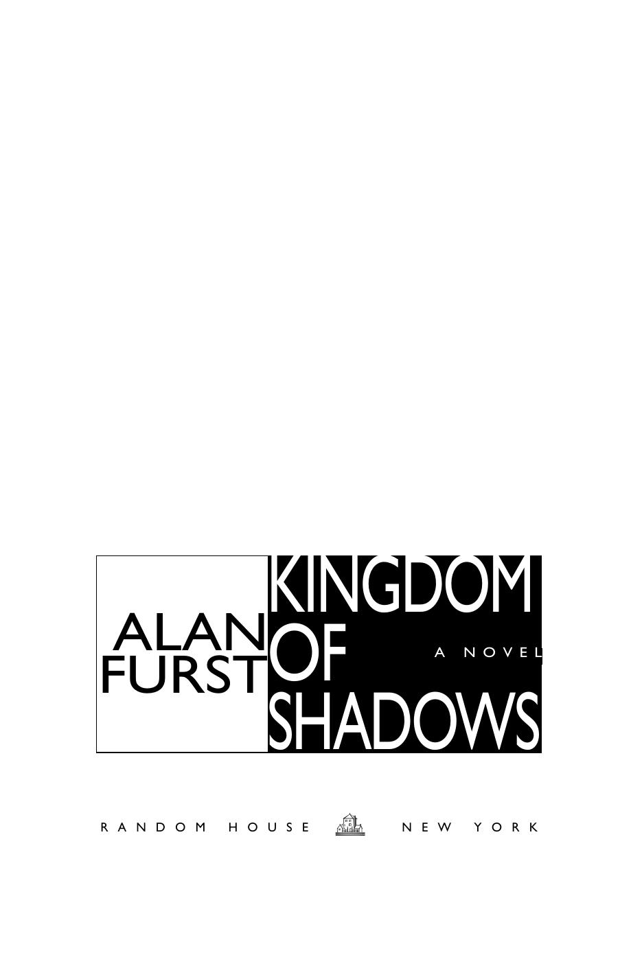 Kingdom of Shadows by Alan Furst