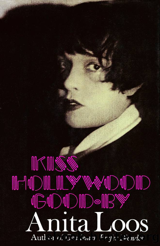 Kiss Hollywood Good-By by Loos Anita