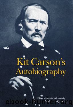 Kit Carson's Autobiography by Kit Carson
