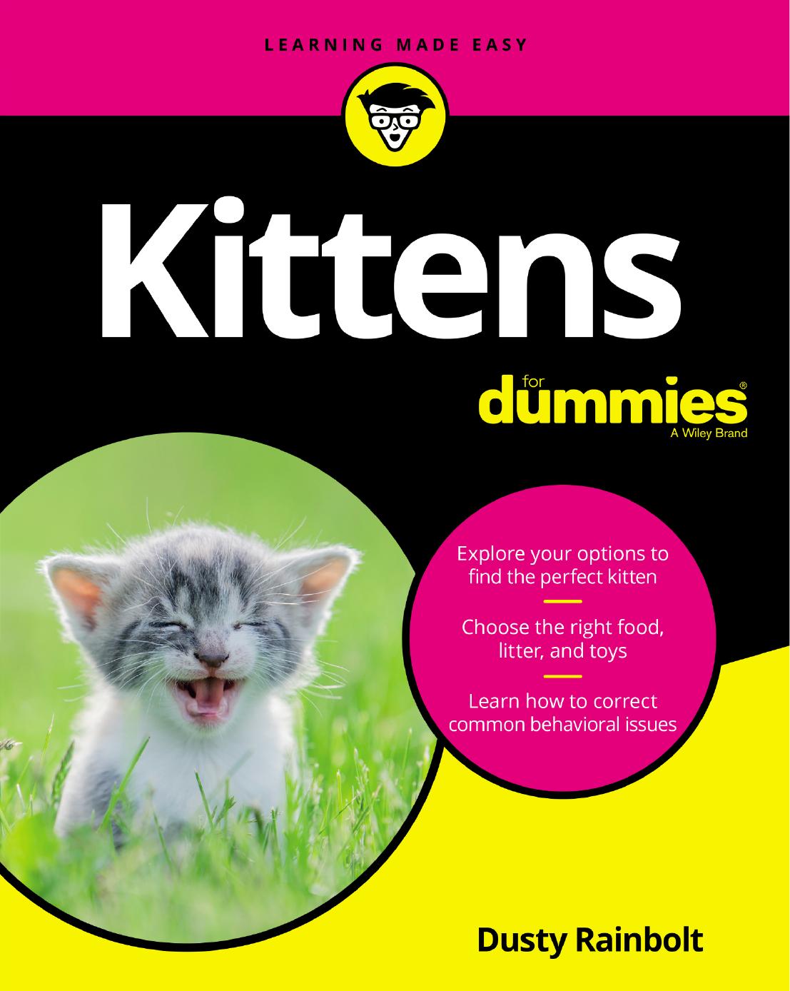 Kittens for Dummies by Rainbolt Dusty;