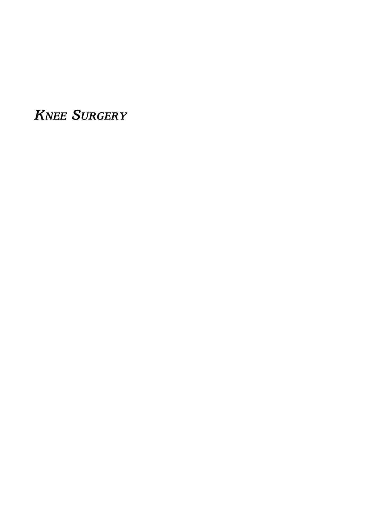 Knee Surgery: Complications, Pitfalls, and Salvage by Terry L. Whipple Dennis J. Phillips (auth.) M. Mike Malek M.D. (eds.)