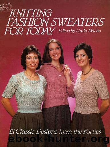 Knitting Fashion Sweaters for Today by Linda Macho