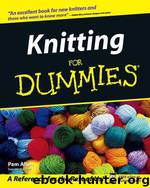 Knitting For Dummies by Allen Pam
