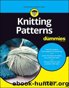 Knitting Patterns for Dummies by Porter Kristi;
