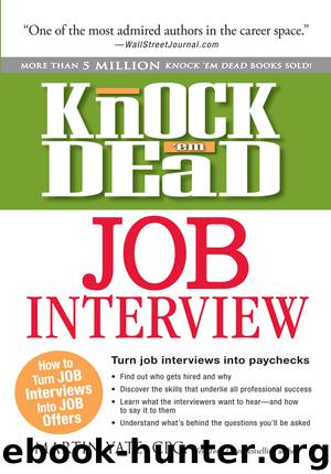 Knock ’em Dead: Job Interview by Martin Yate CPC