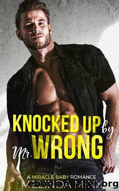 Knocked Up by Mr. Wrong: A Miracle Baby Romance by Melinda Minx