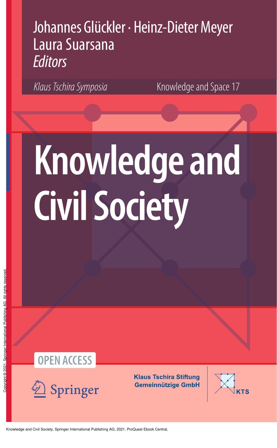 Knowledge and Civil Society by Johannes Glückler; Heinz-Dieter Meyer; Laura Suarsana